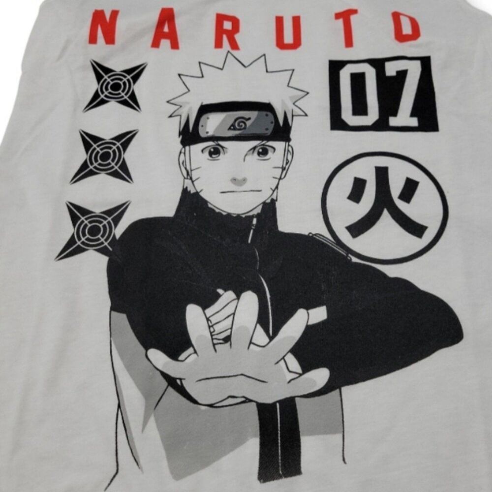 NWT New Naruto Top Size Medium Naruto Shippuden Collection Tank Top Graphic Tee - Picture 3 of 5